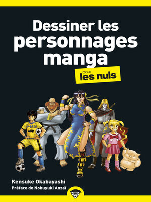 cover image of Dessiner les personnages manga pour les Nuls, poche